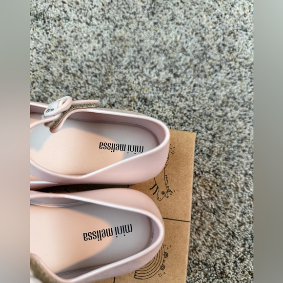 NWT Mini Melissa Sweet Love Glam Pink Toddler Sandals Size 9 - Picture 3 of 7